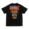 Demo - AC-DC T-shirt Negro