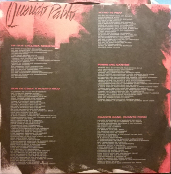 DEMO - QUERIDO PABLO 2xLP GATEFOLD